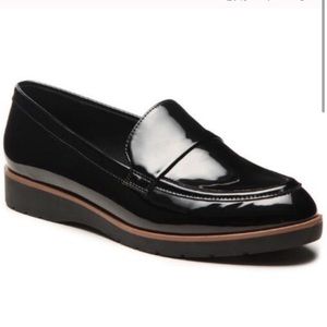 Faux Patten Leather Loafer